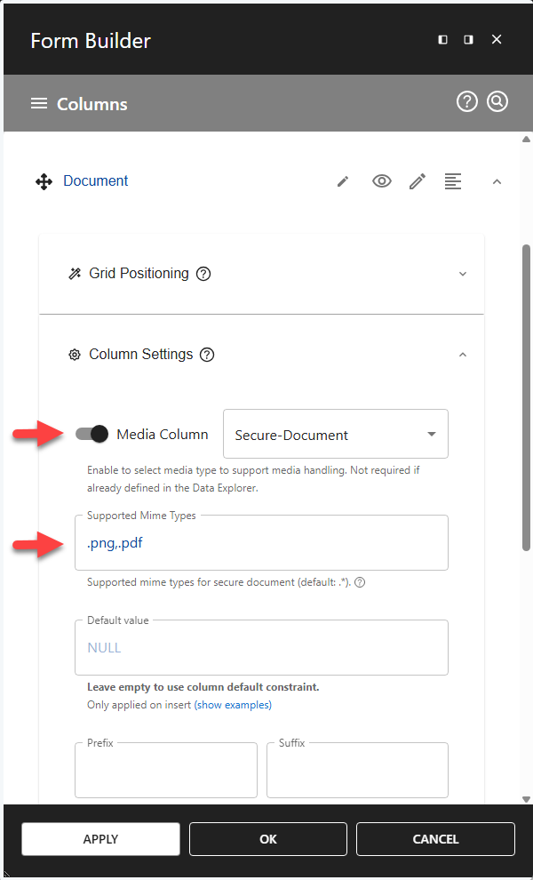 WP Data Access - Secure Document Configuration