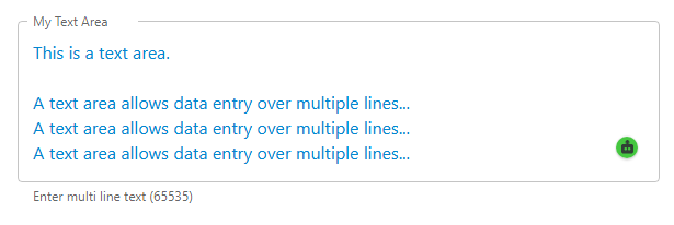 WP Data Access - Text Area