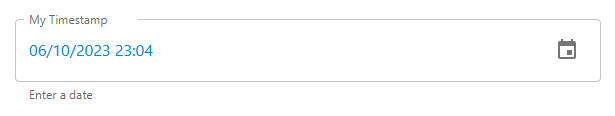 WP Data Access - TimeStamp Field