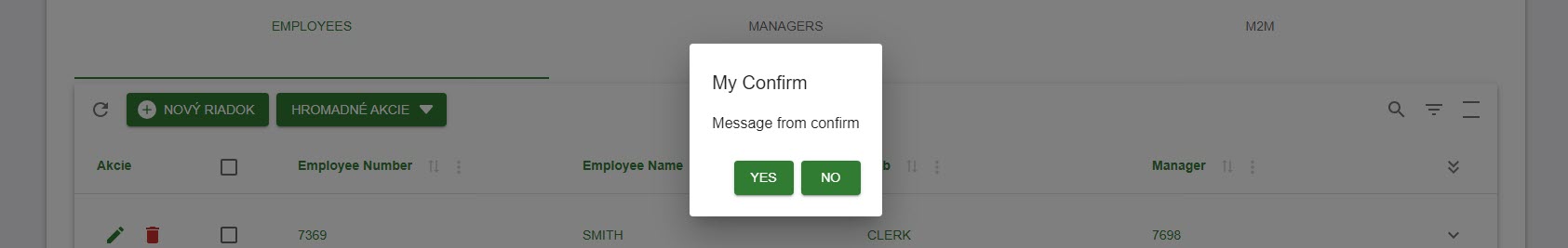 WP Data Access - wpda.confirm()