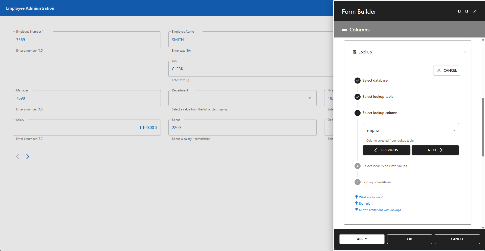 WP Data Access - Creating Lookups - Step 3