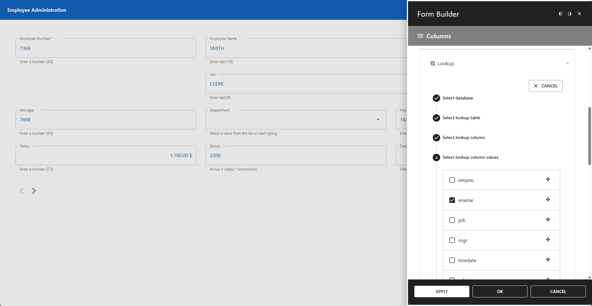 WP Data Access - Creating Lookups - Step 4
