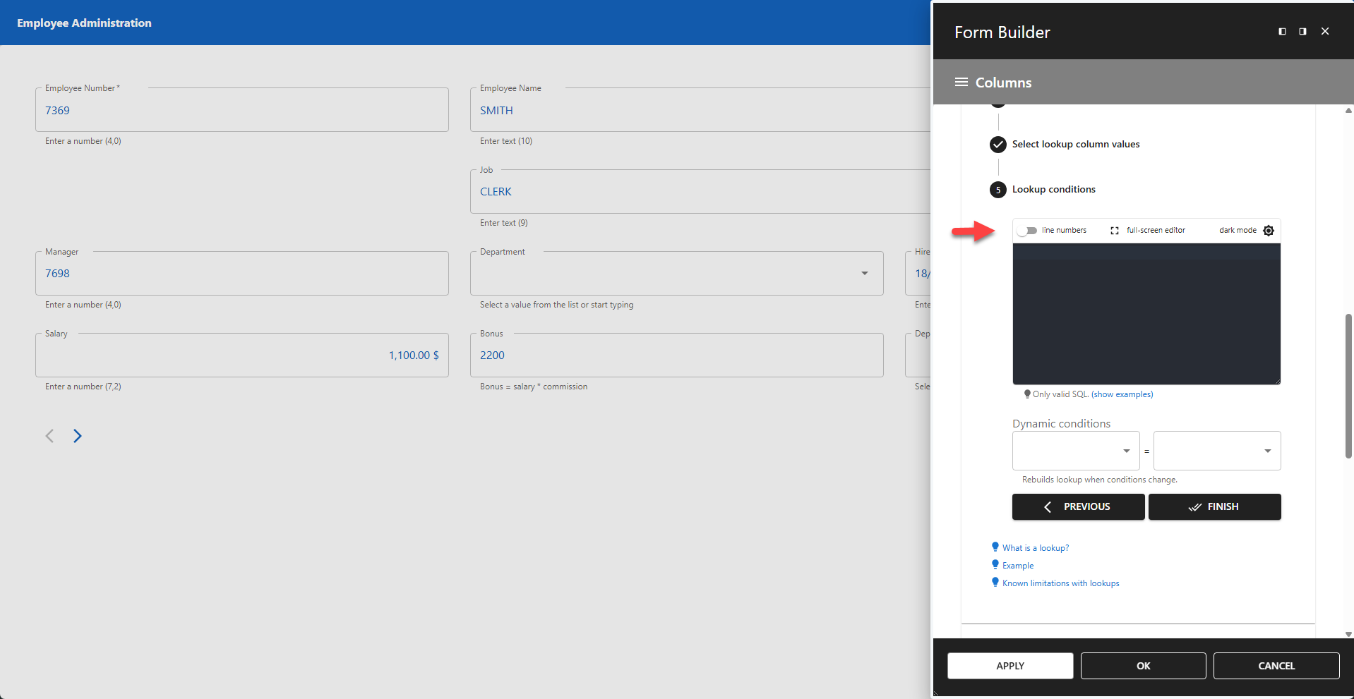 WP Data Access - Creating Lookups - Step 5