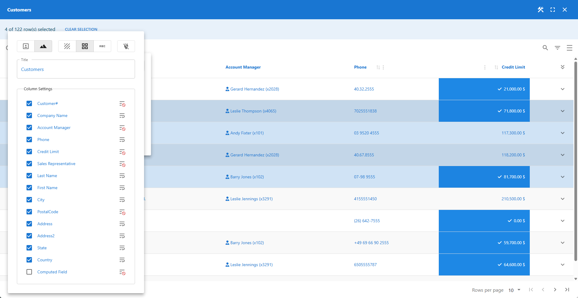 WP Data Access - Table Builder - Export To PDF Settings