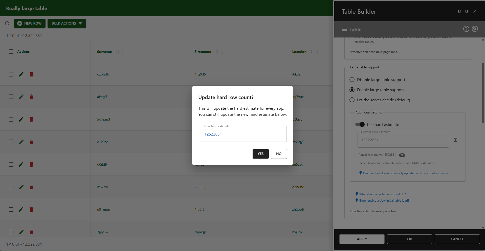WP Data Access - Table Builder - Hard Estimate