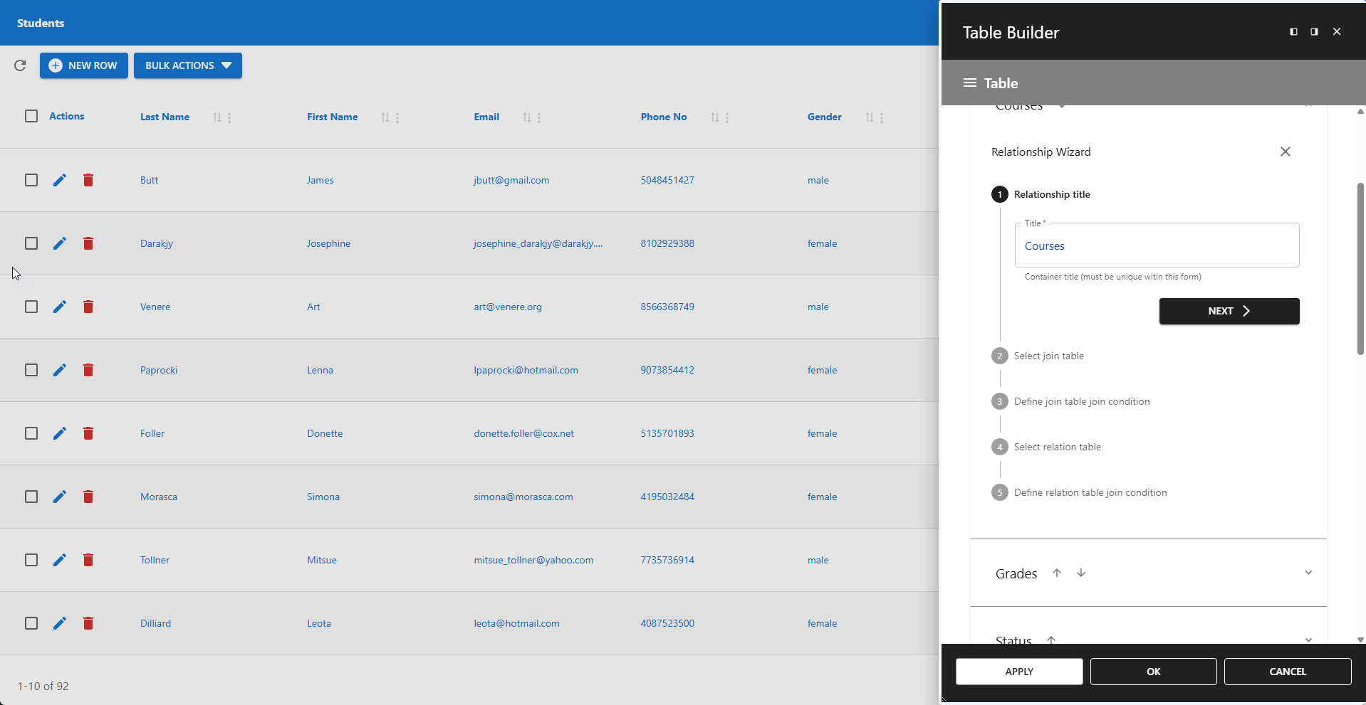 WP Data Access - Table Builder - M:M Relationships